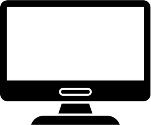 icone ordinateur coaching en visioconference